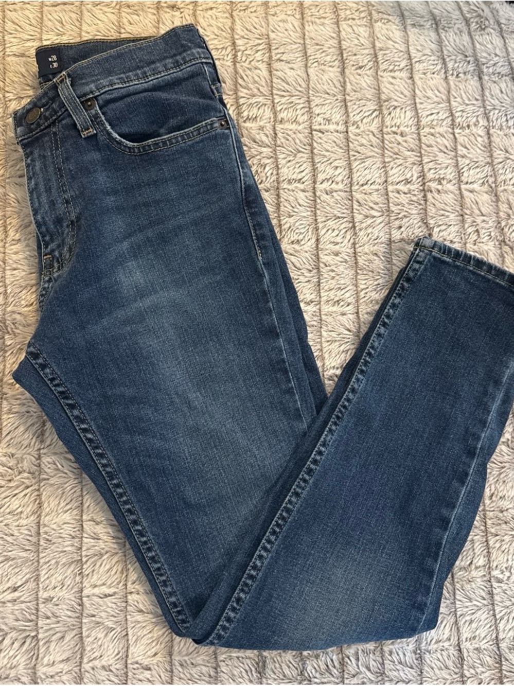 Hollister - Men's Blue Denim Jeans - Skinny Epic Flex Fit